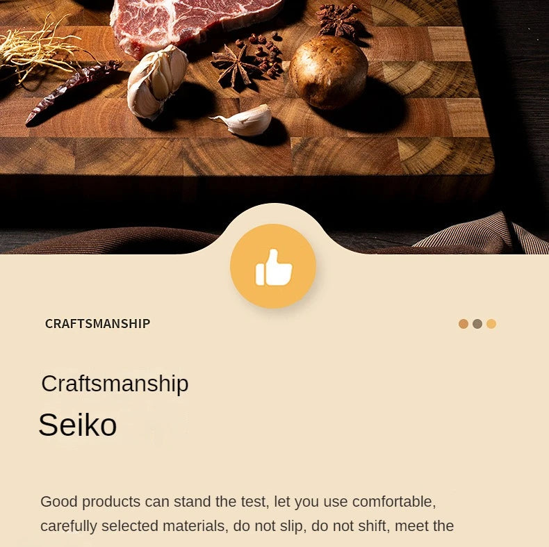 Acacia Wood Double-Sided Chopping Board