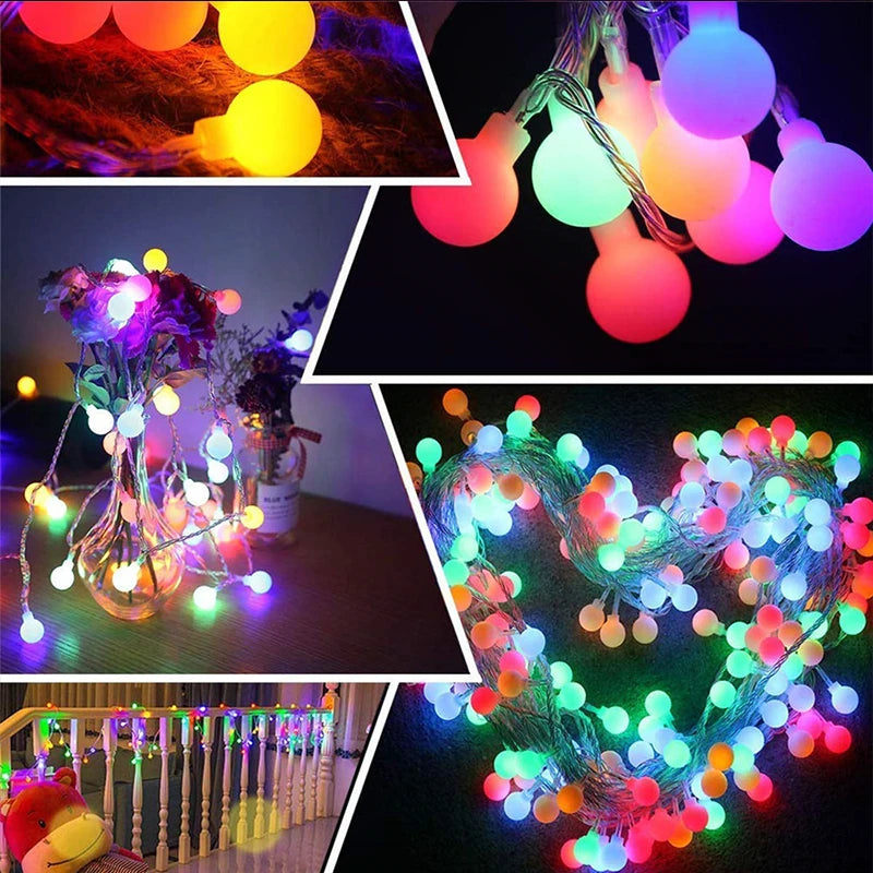 Outdoor Waterproof LED Festoon String Lights – Warm White