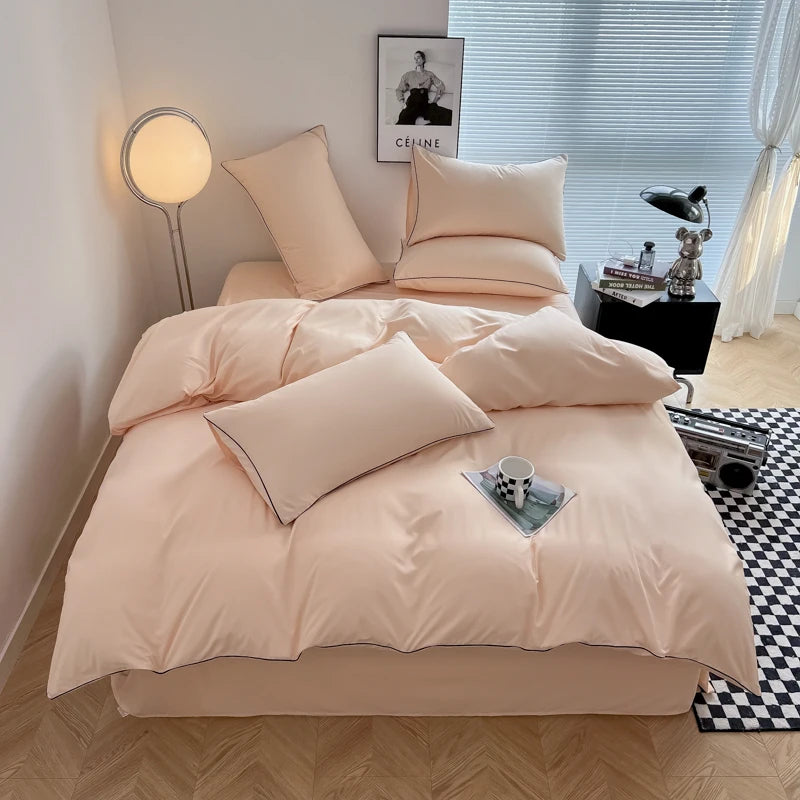 Plain Black Bedding Set – All Sizes