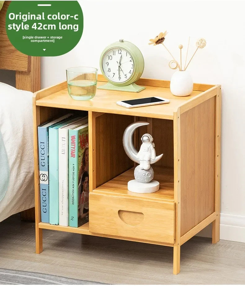 Nordic Solid Wood Mini Bedside Cabinet