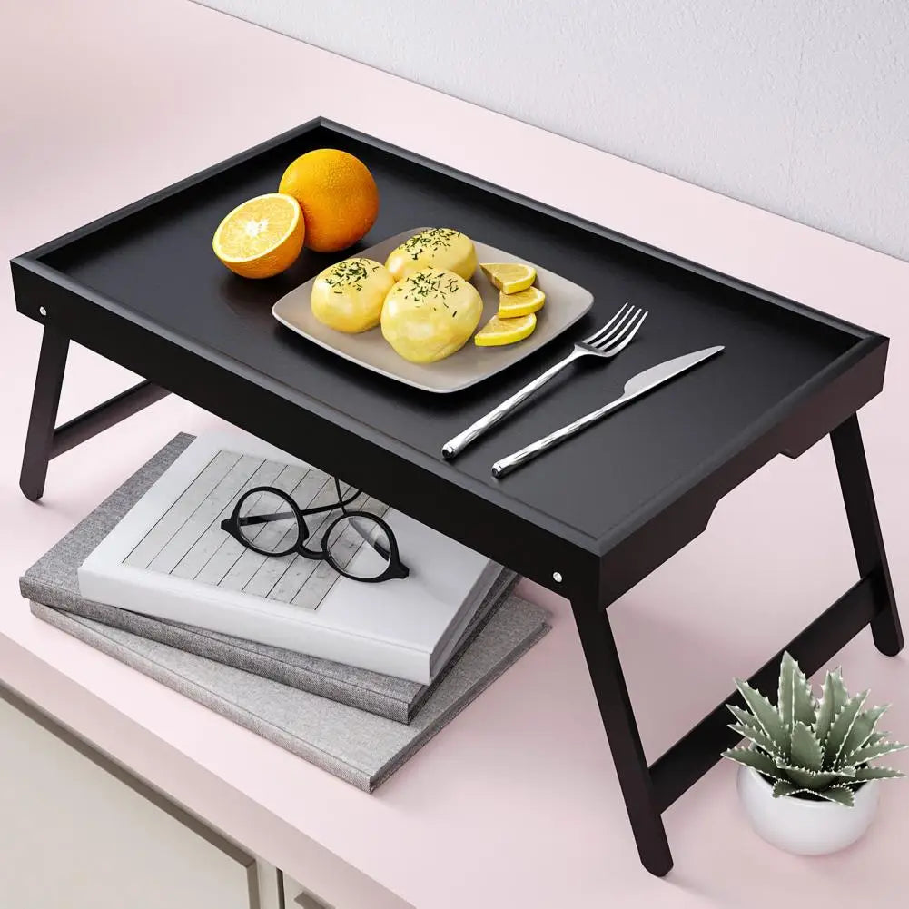 Folding Bamboo Bed Tray Table