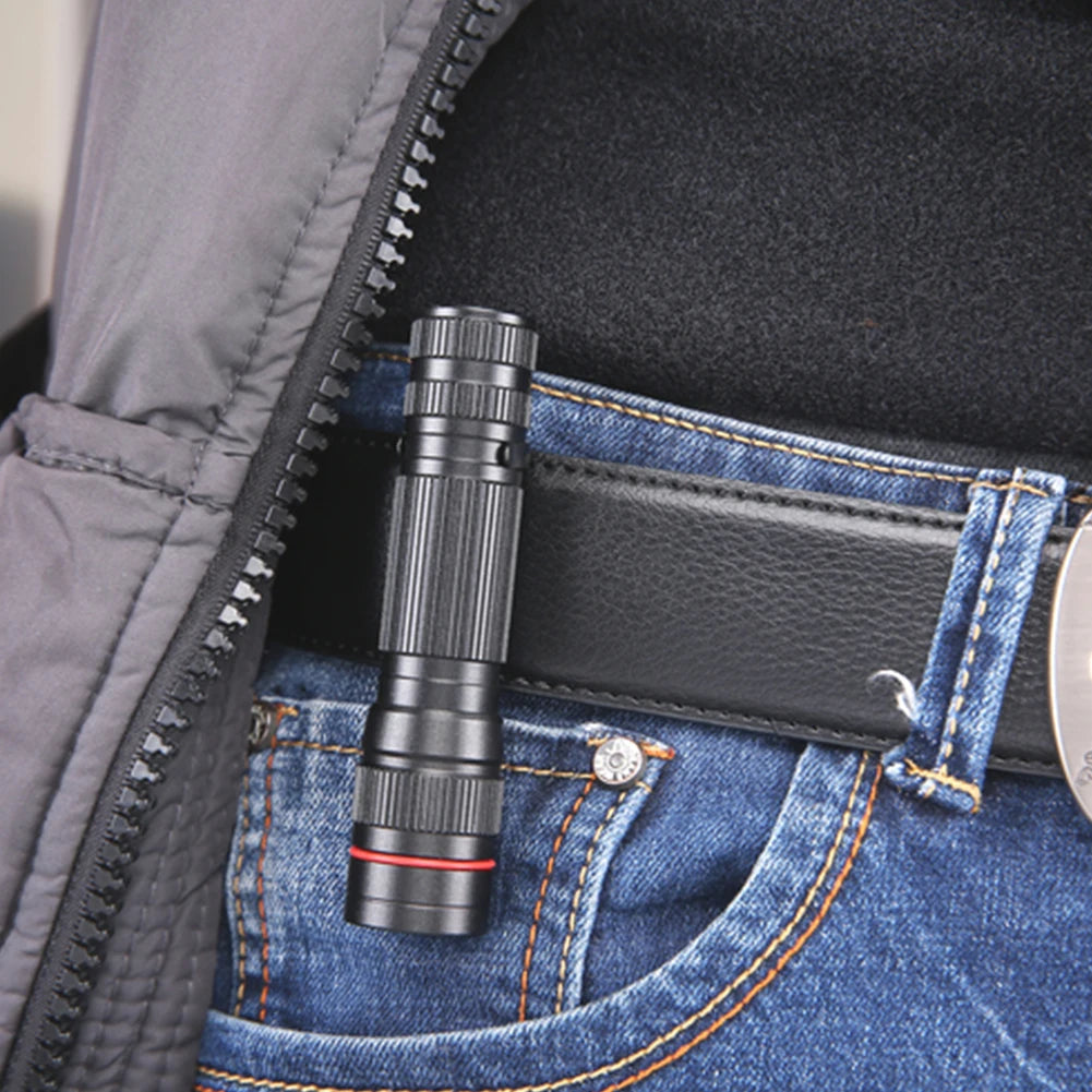 Mini USB Rechargeable LED Flashlight 300LM