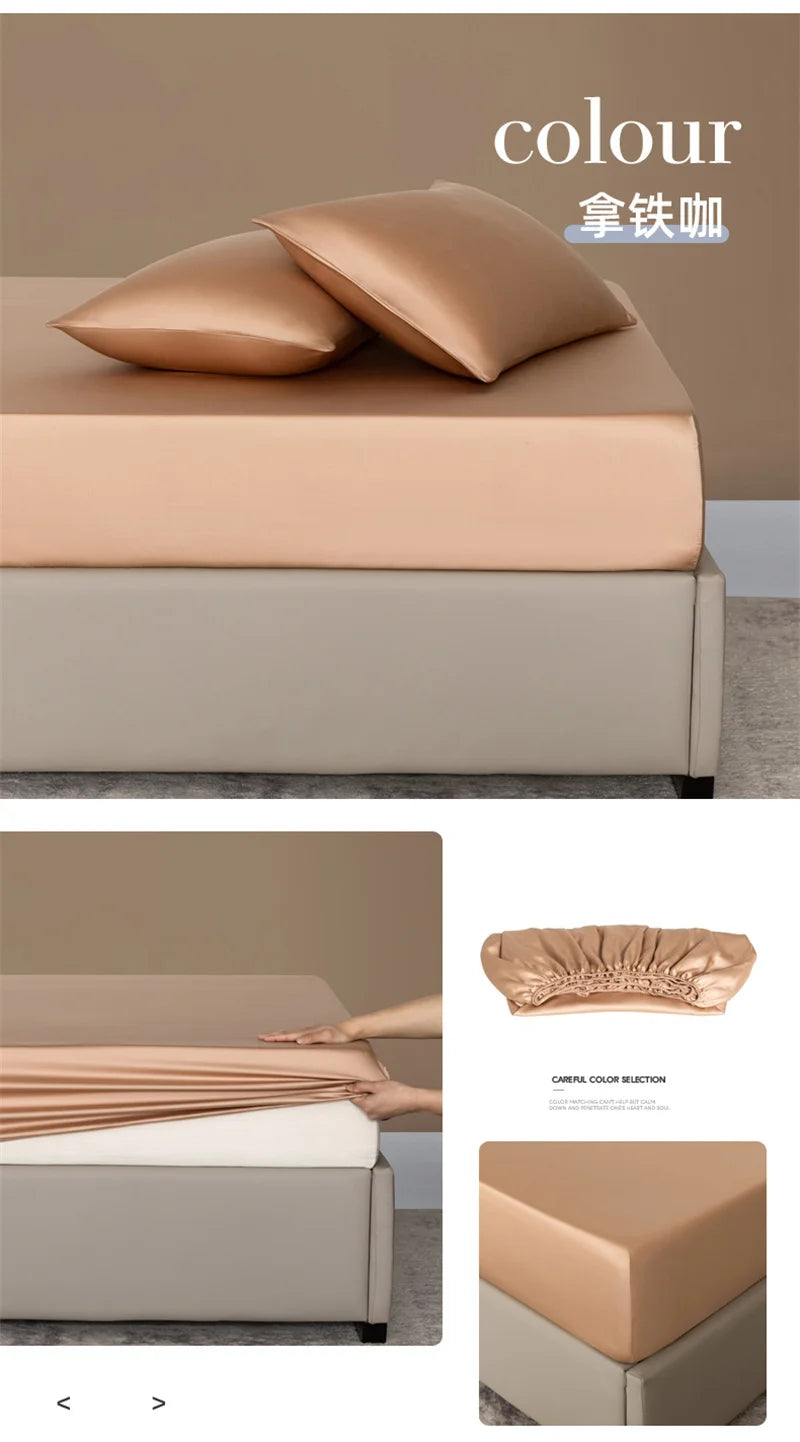 Organic Bamboo Silky Fitted Bed Sheet