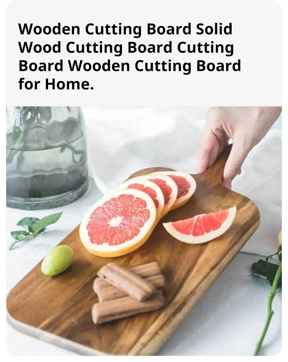 Wooden Cutting & Charcuterie Serving Board