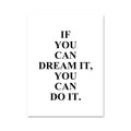 Motivational Quotes Canvas Wall Art Poster