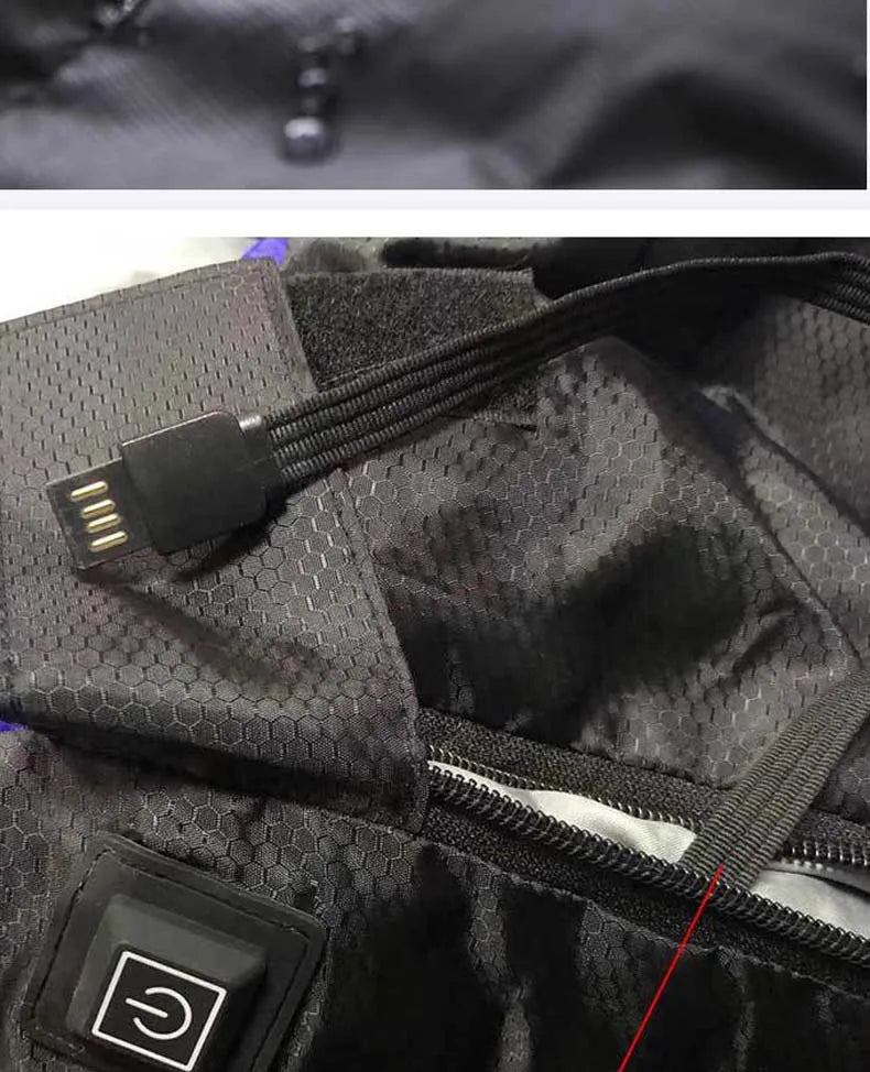 USB Heated Down Cotton Sleeping Bag