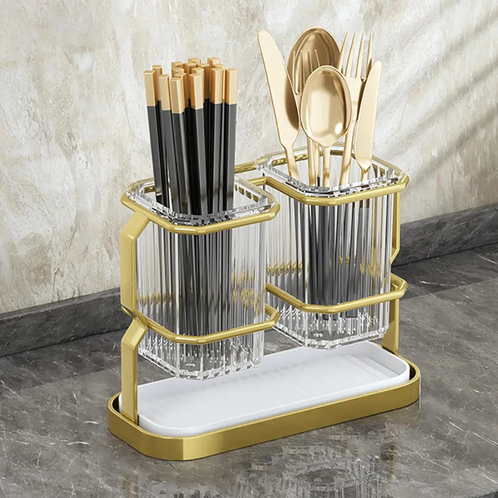 Wall-Mounted Kitchen Utensil Organizer