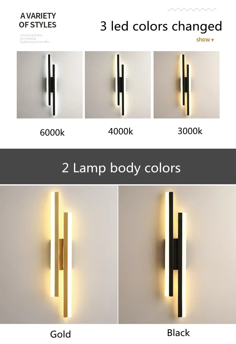 LED Bedroom Wall Sconce – Copper Pipe Acrylic Shade