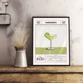 Cocktail & Wine Art Poster – Bar Wall Decor
