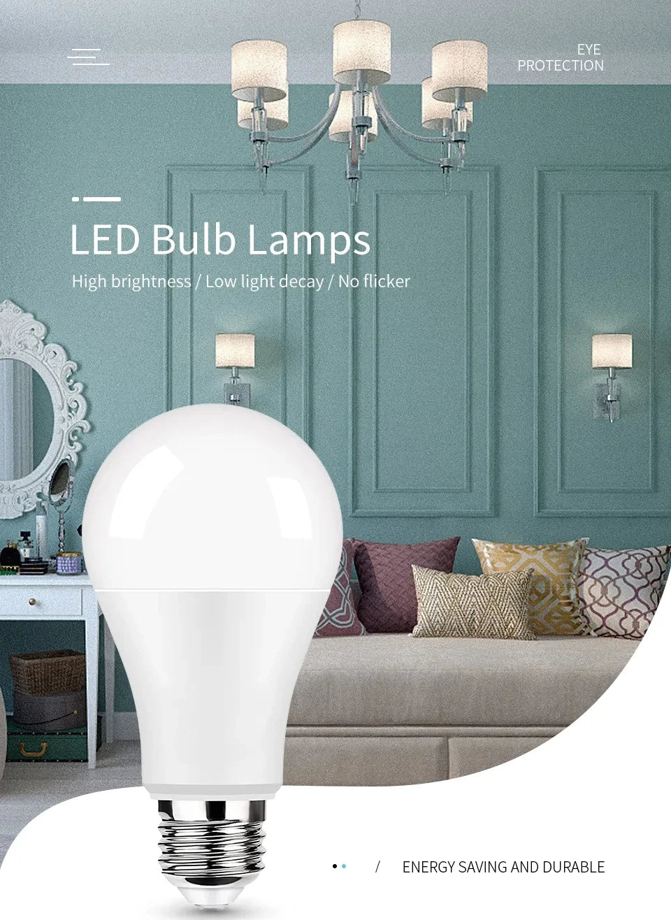 LED Light Bulbs Set (5-Pack)