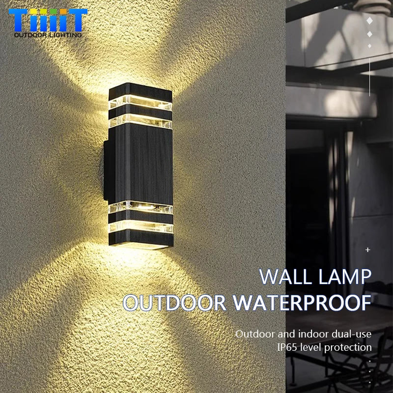 Modern LED Outdoor Courtyard Wall Lamp – Waterproof