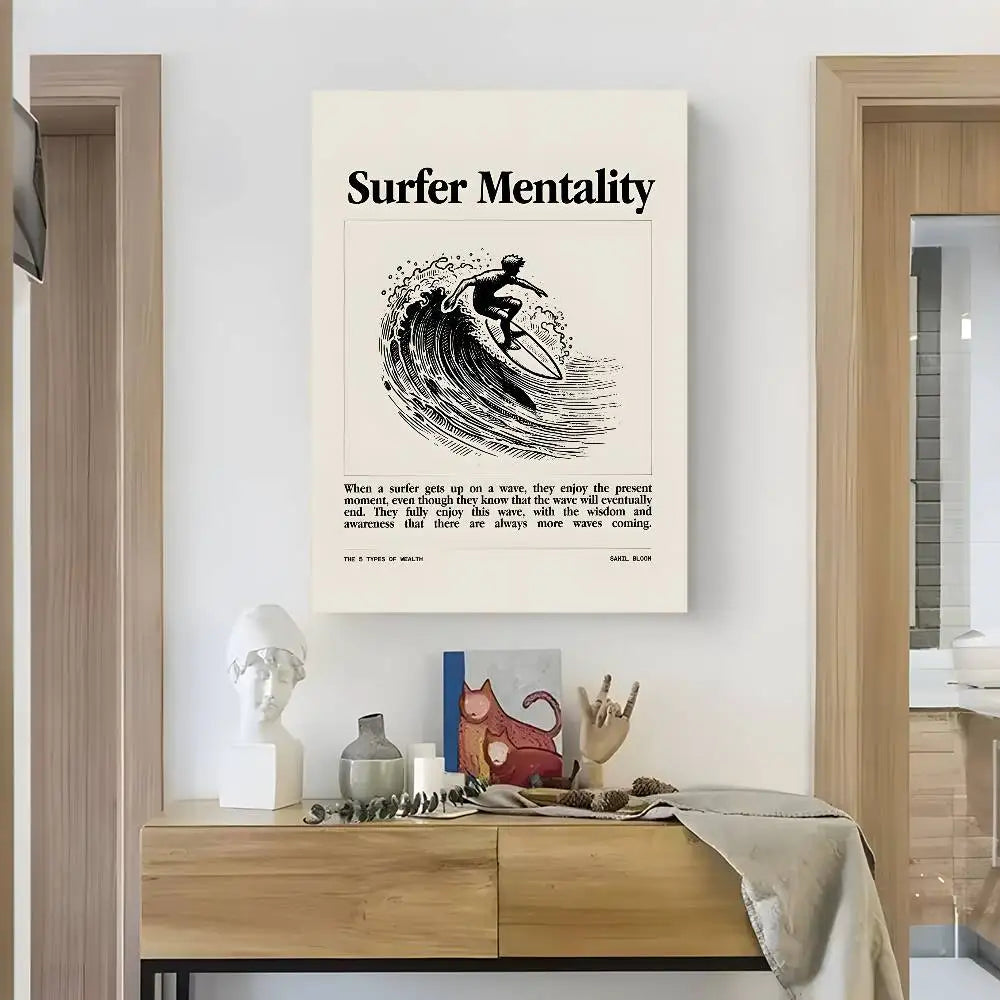 Life Attitude Quotes Waterproof Wall Poster