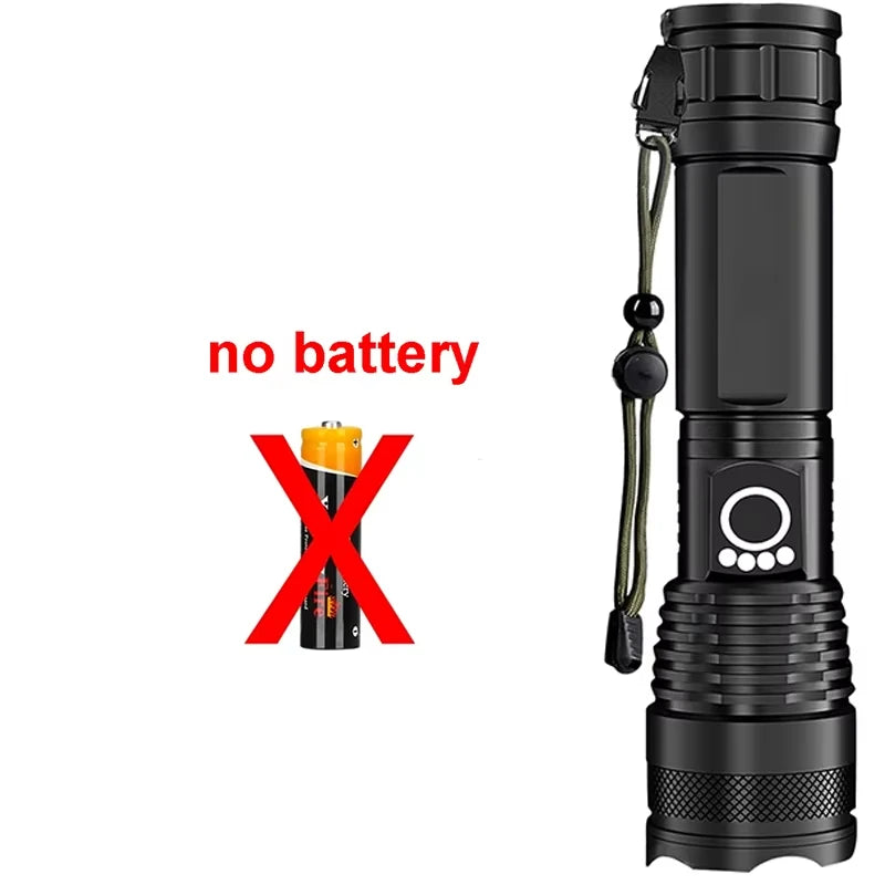High Lumens Rechargeable IPX6 LED Flashlight