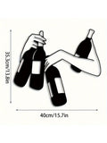 Modern Black Silhouette Metal Wall Art