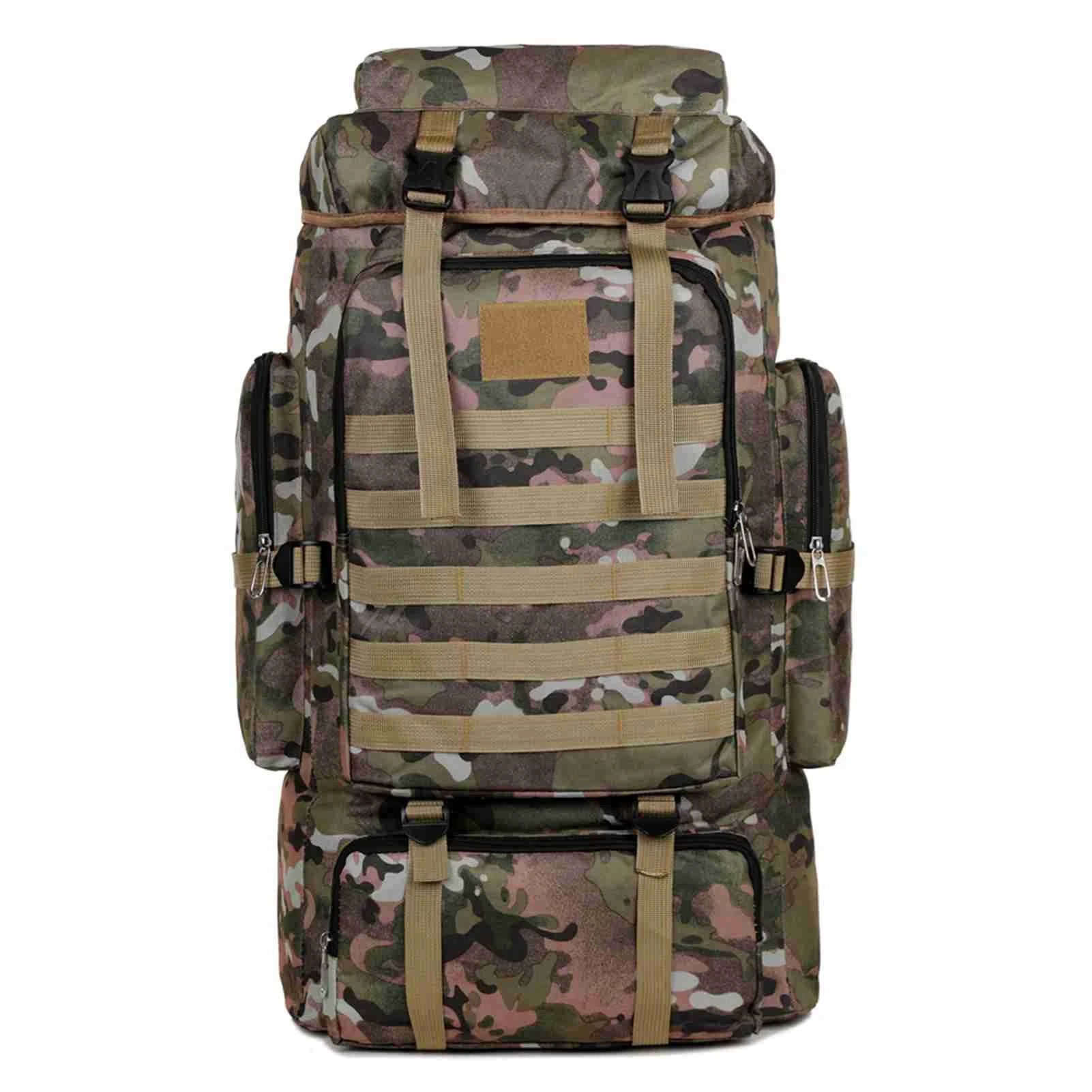 Large Capacity Camo Hiking Backpack