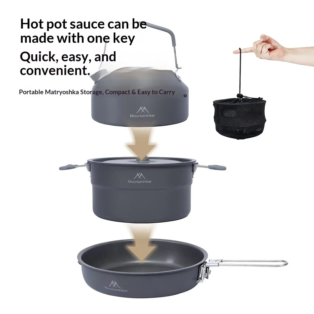 Camping Cooking Set (3-4 People)