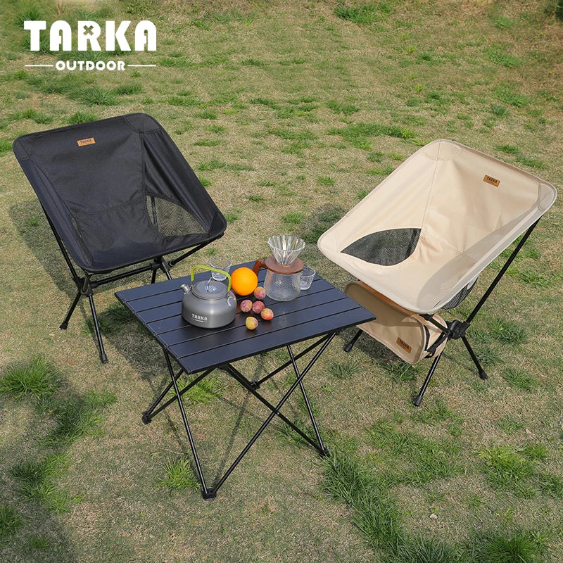 TARKA Ultralight Foldable Camping Chair Set