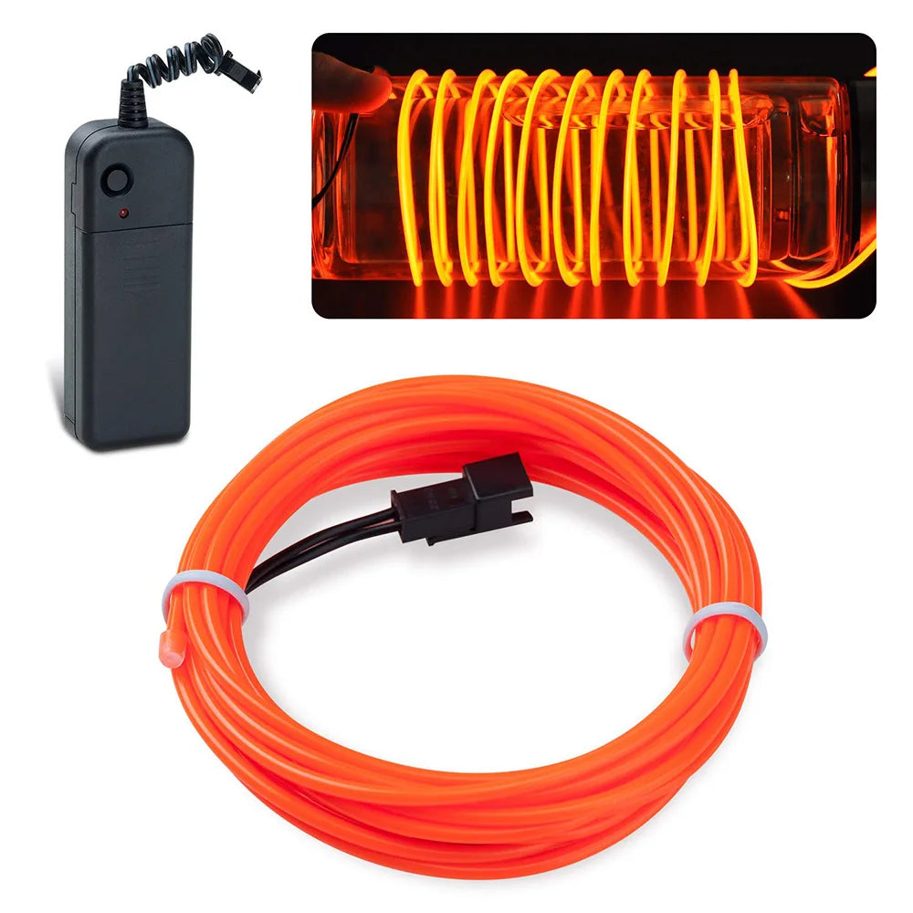 Neon Glow LED Wire Light Strip – Multicolour
