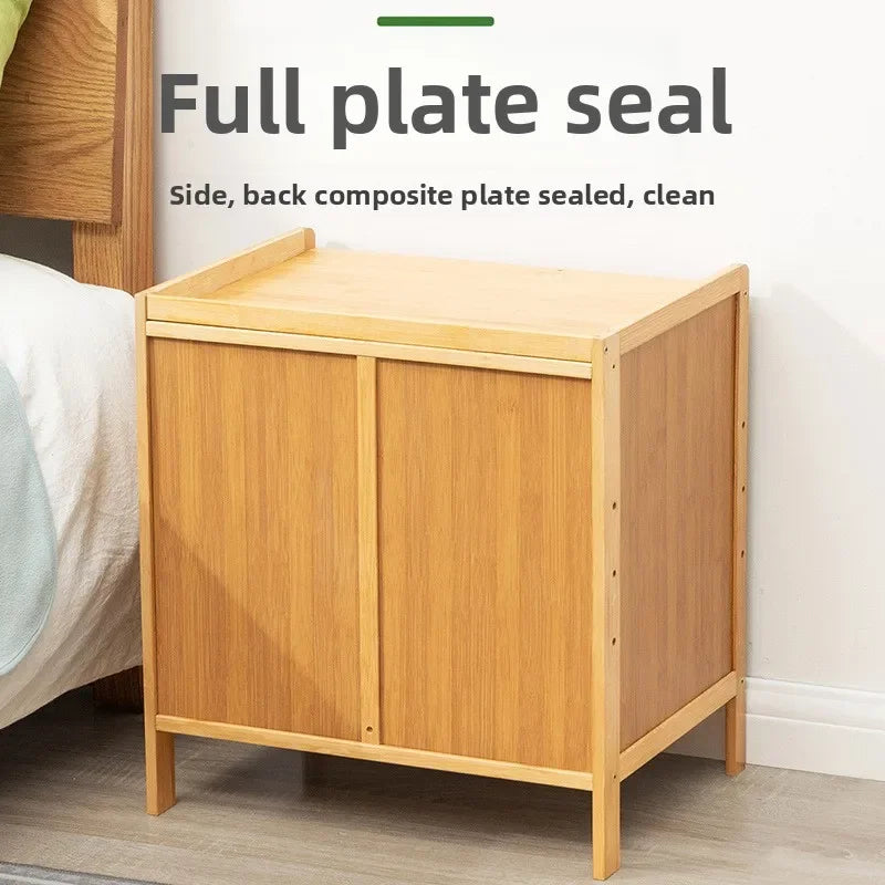 Nordic Solid Wood Mini Bedside Cabinet