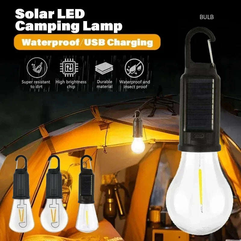 Solar Retro Handheld Camping Atmosphere Lamp