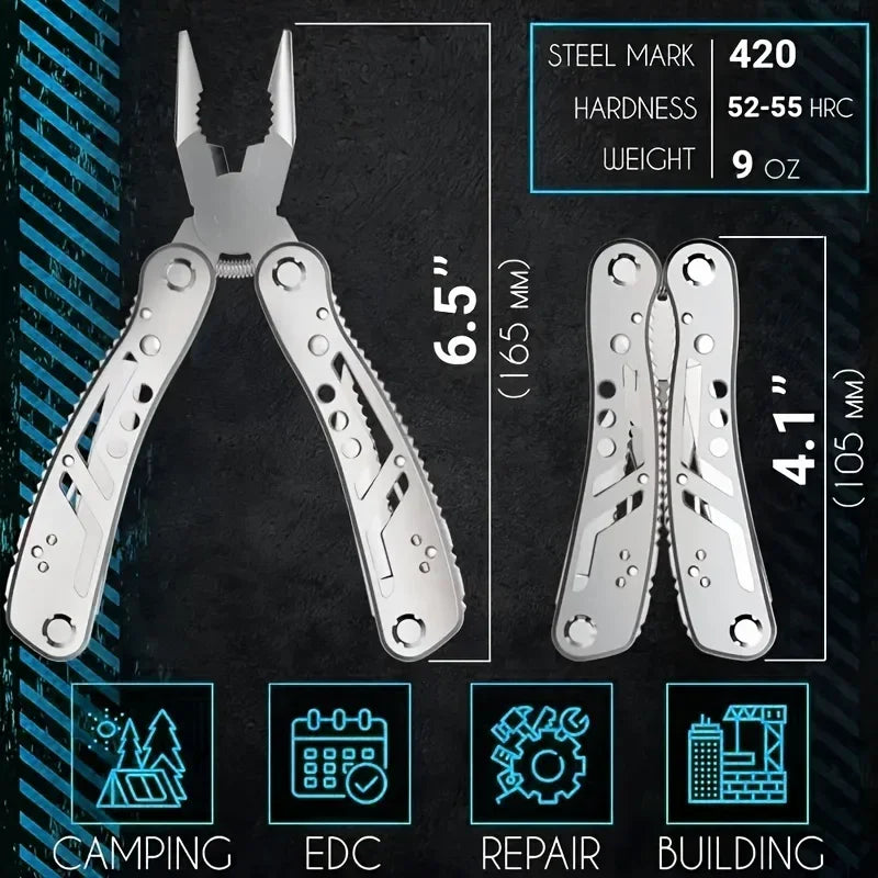 24-in-1 Outdoor Survival Multitool Kit