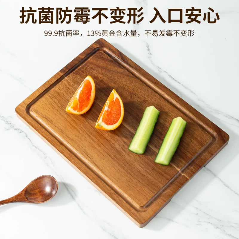 Beech & Walnut Wooden Chopping Block