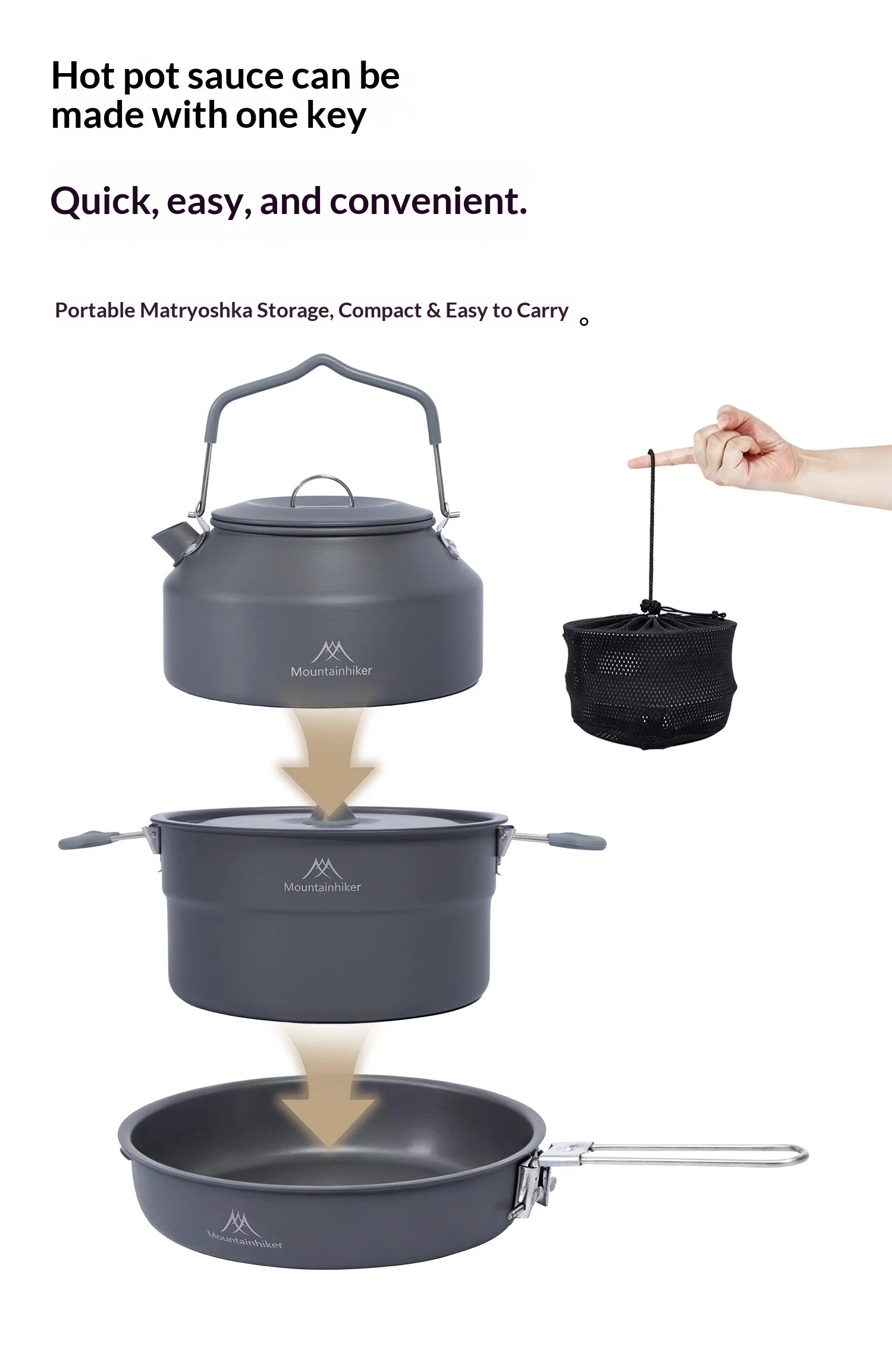 Camping Cooking Set (3-4 People)