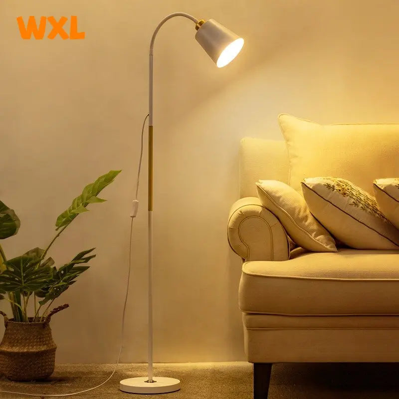 Wrought Iron Adjustable LED Standing Lamp