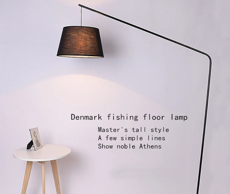 Nordic Fishing Floor Lamp – Italian Design