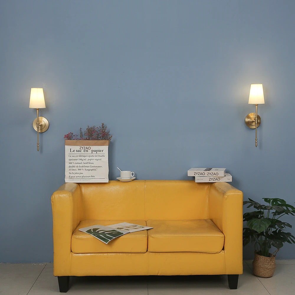 Retro Copper LED Wall Sconce – Bedside & Corridor