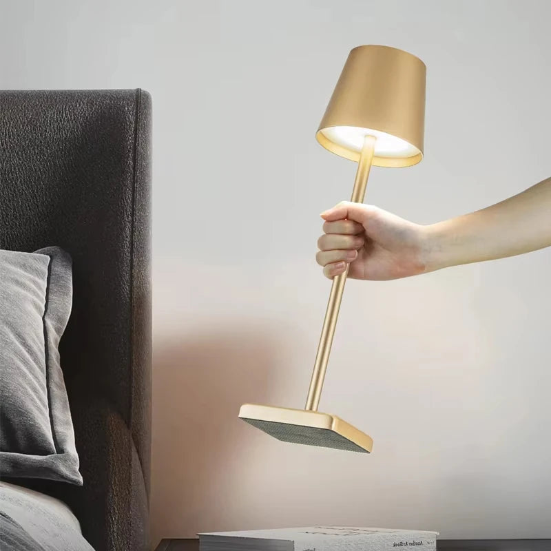 Wireless Rechargeable LED Bedside Desk Lamp