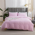Pink Solid Colour Duvet Cover – King Size
