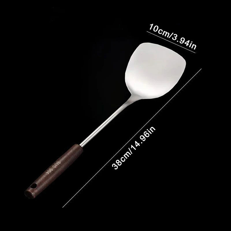 Iron Wok Spatula & Ladle Kitchen Tool Set