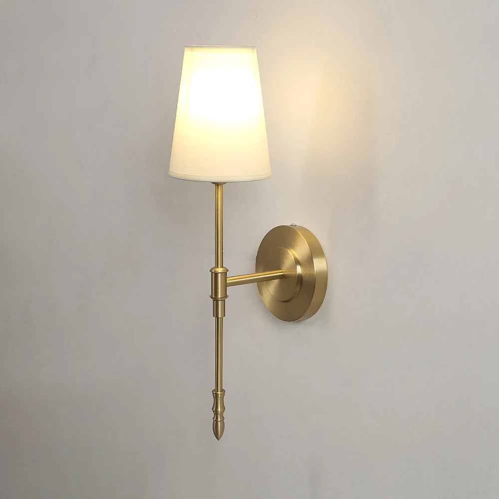 Retro Copper LED Wall Sconce – Bedside & Corridor
