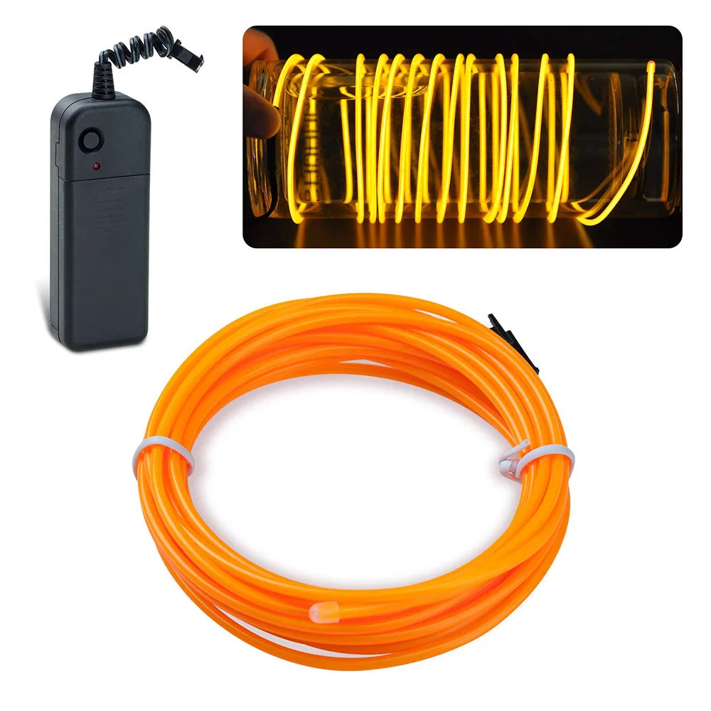 Neon Glow LED Wire Light Strip – Multicolour