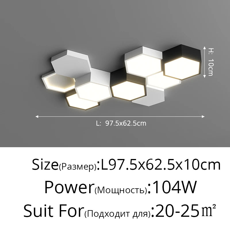 Luxurious LED Chandelier – Living Room Ceiling Light