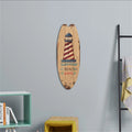 Wooden Surfboard Wall Sign