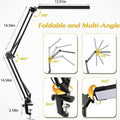 Rocker Arm LED Desk Lamp – 10 Brightness Levels