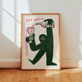 Funny Wine Wall Art Poster – Kitchen & Bar Decor