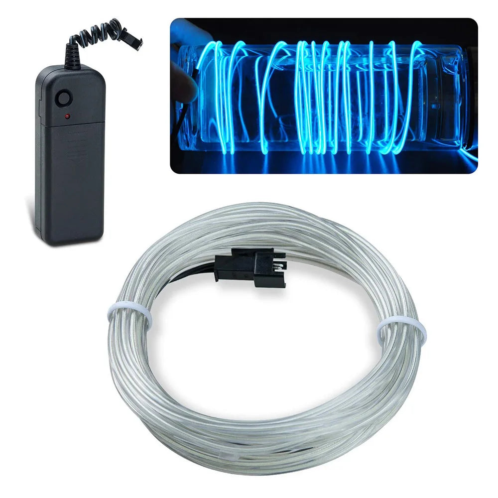 Neon Glow LED Wire Light Strip – Multicolour