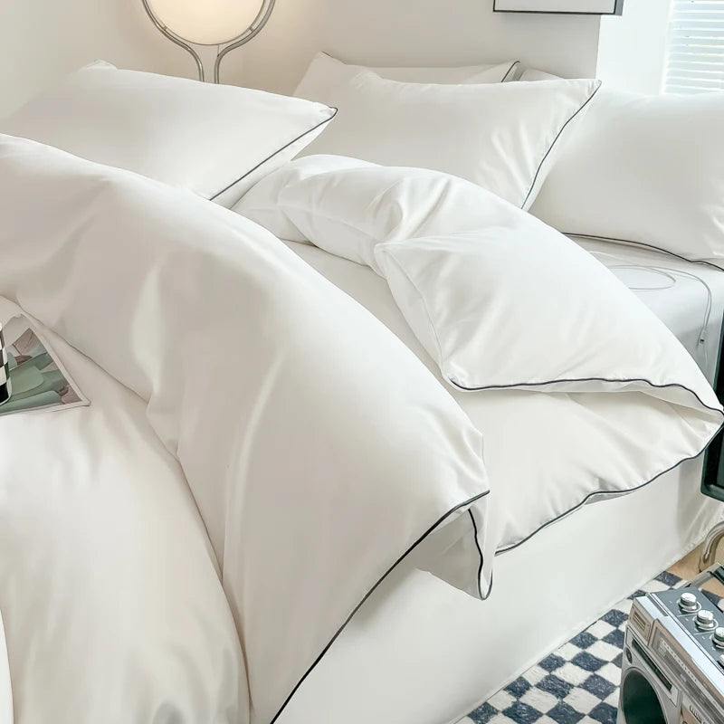 Plain Black Bedding Set – All Sizes