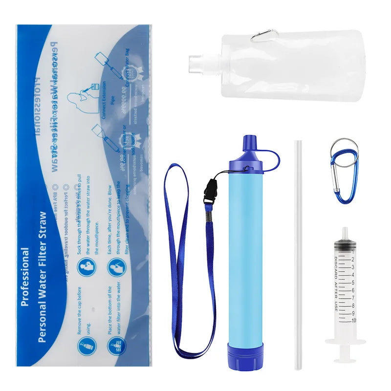Compact Survival Water Purifier for Camping