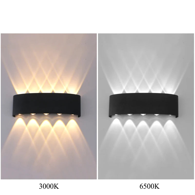 Up & Down LED Wall Light – Indoor & Outdoor Waterproof