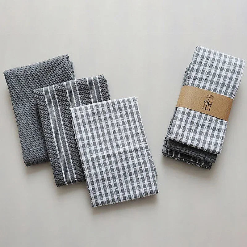 Natural Cotton Classic Tea Towels – 3 Pack