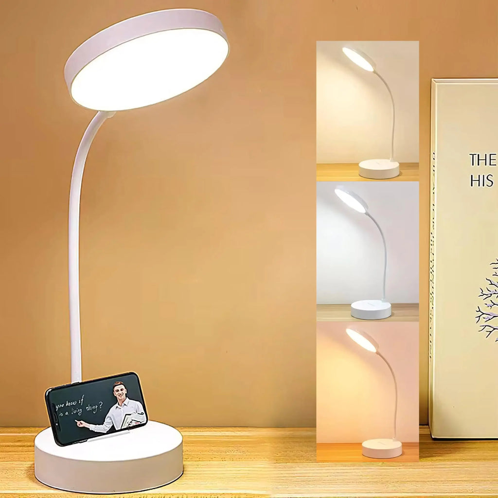 USB Gooseneck LED Desk Lamp – 3 Brightness