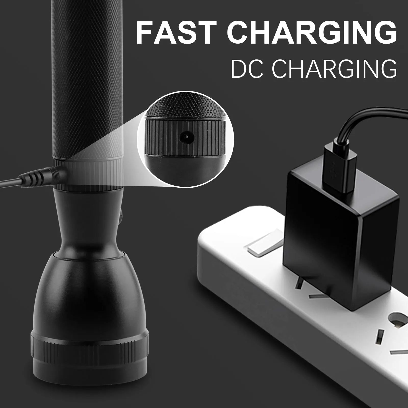 Tactical LED Flashlight for Outdoor & Security