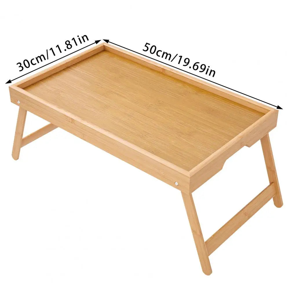 Folding Bamboo Bed Tray Table