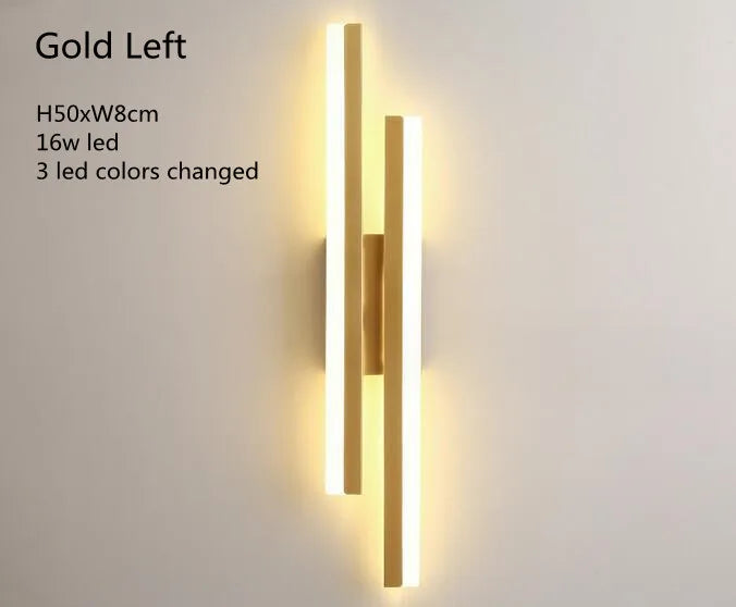 LED Bedroom Wall Sconce – Copper Pipe Acrylic Shade