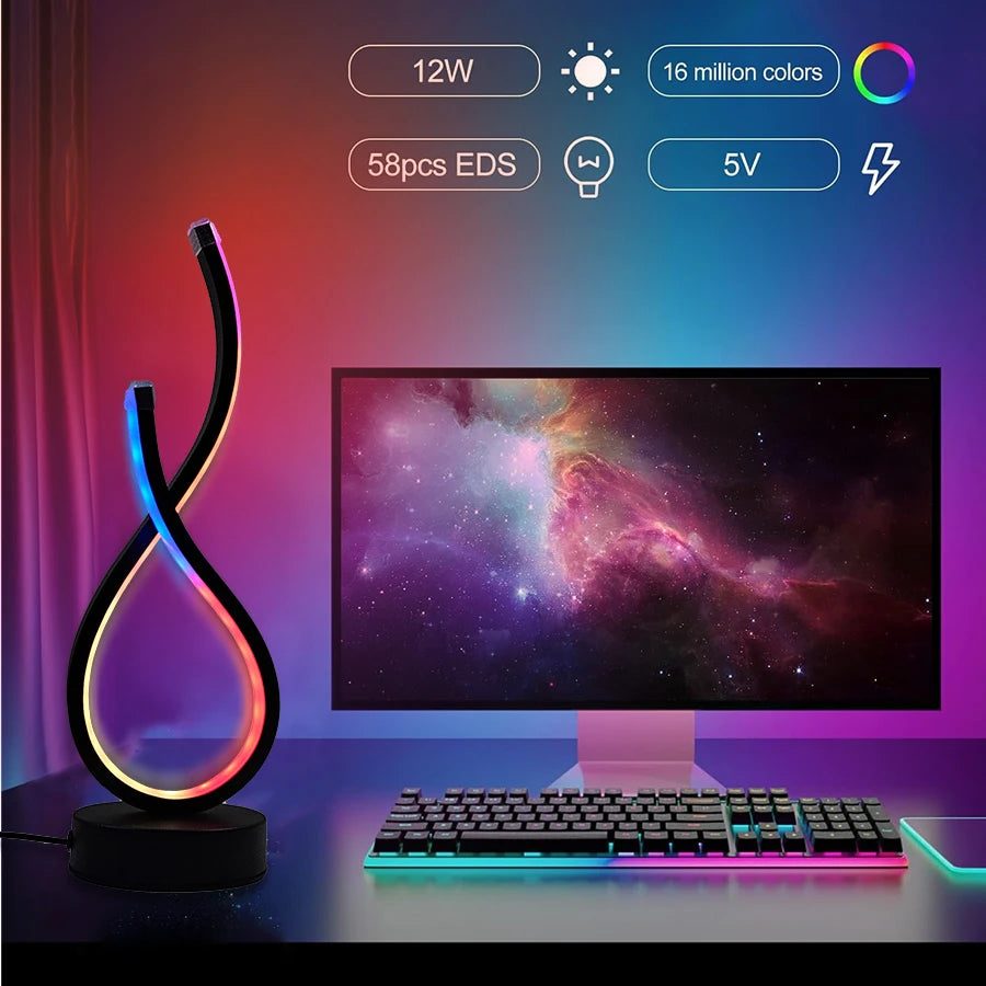 Modern USB LED Desk Lamp