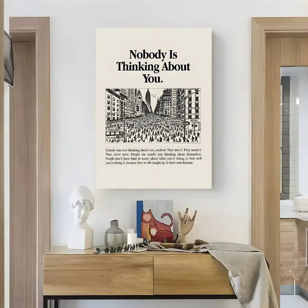 Life Attitude Quotes Waterproof Wall Poster